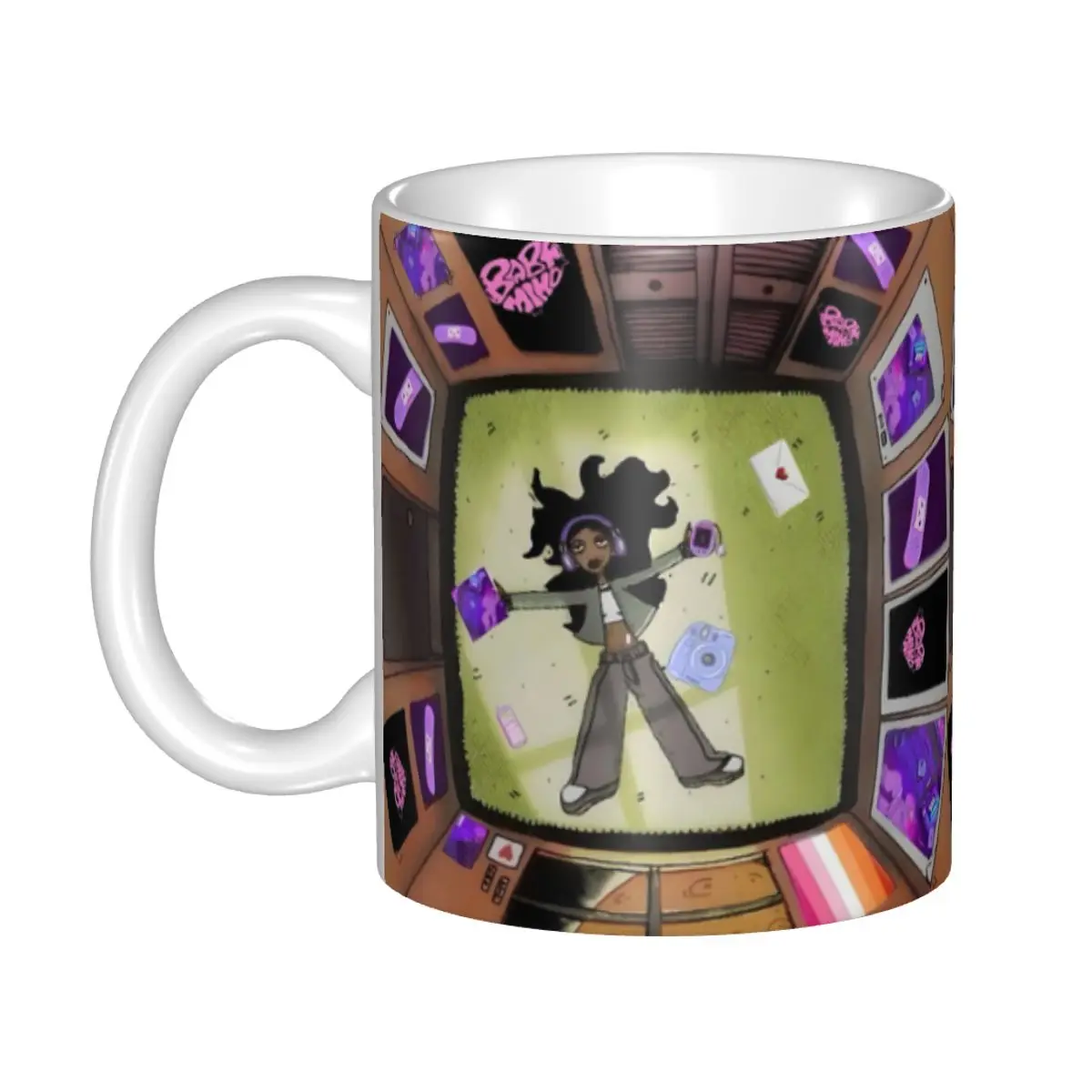 

Customized Singer Y-young Miko Coffee Mugs DIY Ceramic Tea Milk Mug