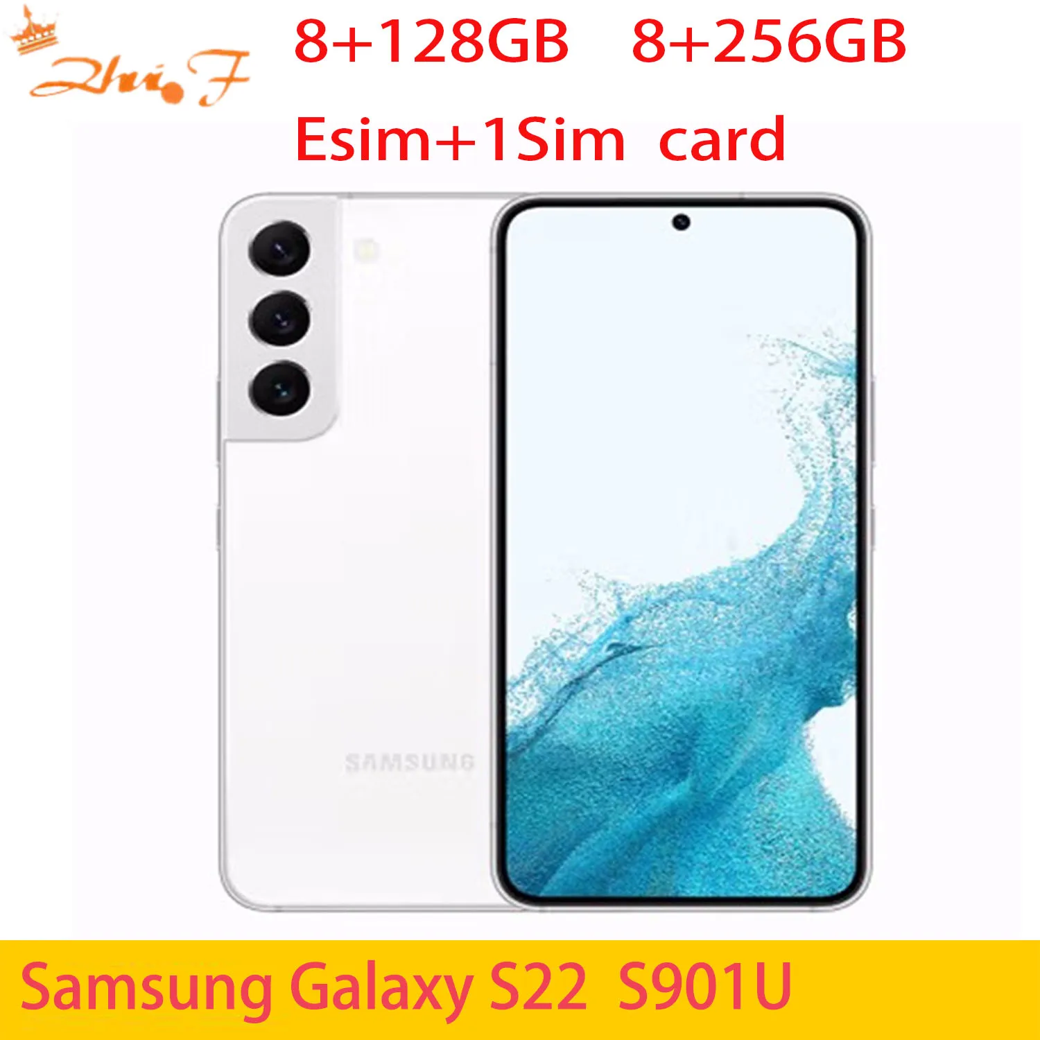 Samsung Galaxy S22 5G S901U1  S901u 128/256GB ROM 8GB RAM  Snapdragon 8 Octa Core 6.1