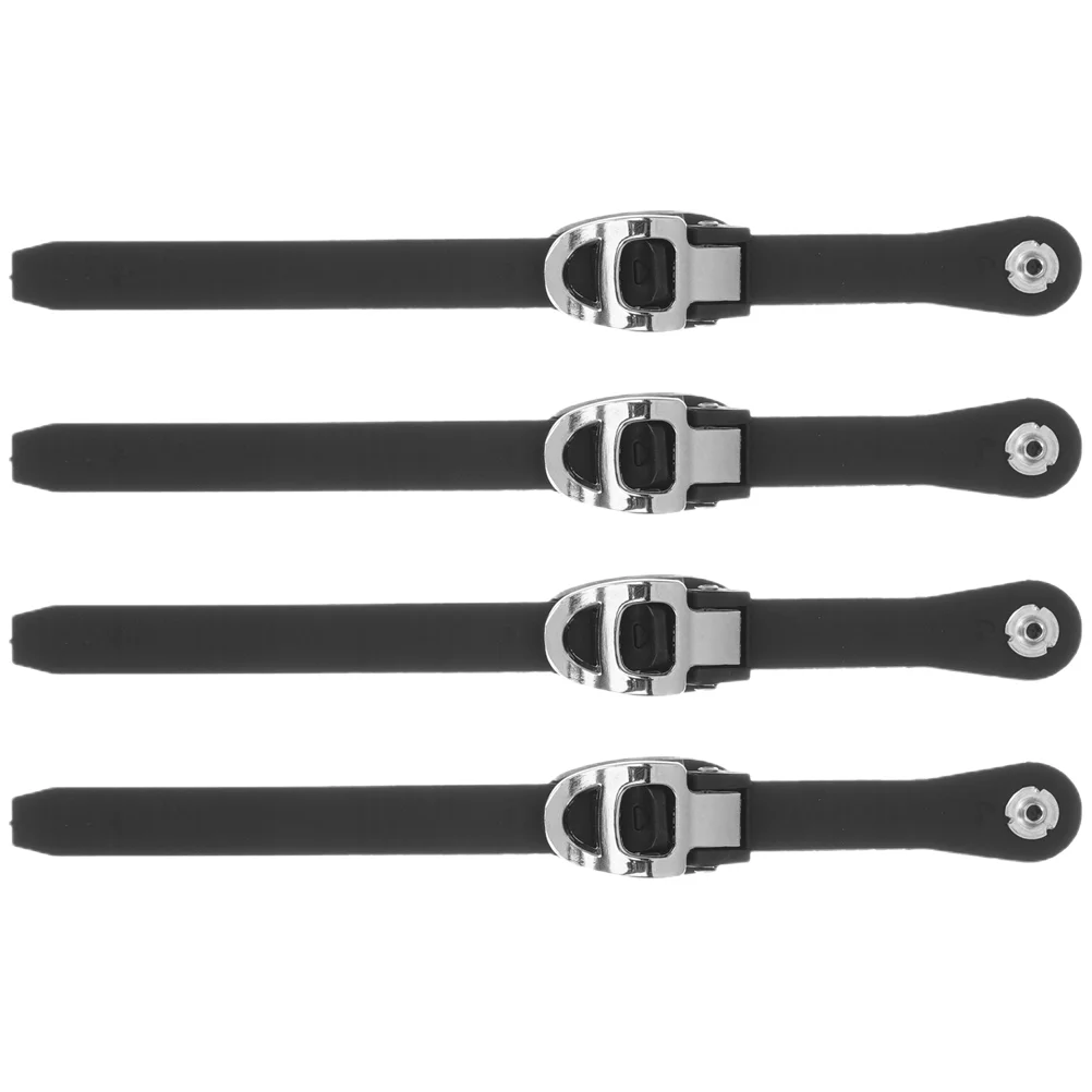 4 Pcs Hockey Shoe Buckle Skate Wire Ties Roller Strap Skating Accessories Portable