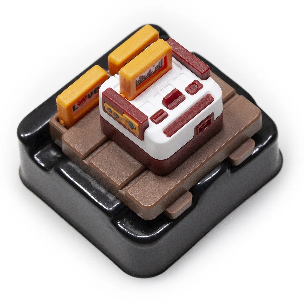 Classic Retro FC Keycap para teclado mecânico, Vintage Backlit Keycap, FC Keycap, ESC bonito Game Console, Novidade