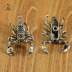 Brass scorpion Decorative Buckle Retro Fashion Wallet Rivet Button DIY Leather Bag Backpack Belt Screw Buckle Accessories