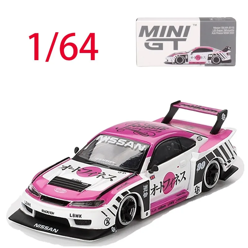 

MINIGT Diecast 1/64 Scale Nissan LB S15 SILVIA SEMA 781# Alloy Car Model Toys for Boys Gift