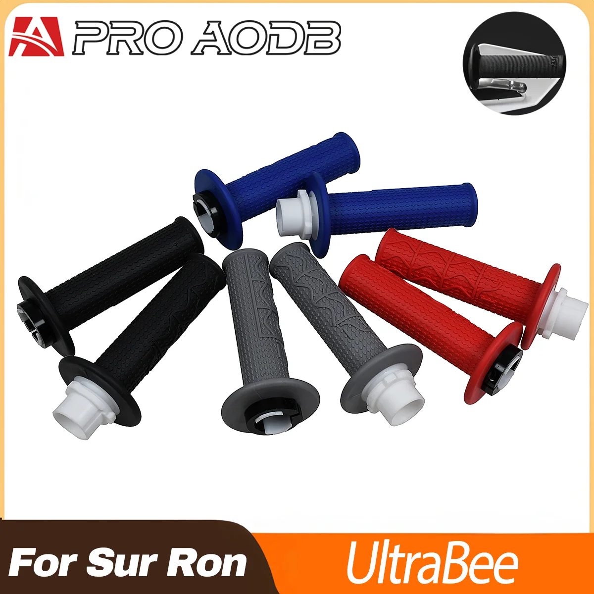 For Sur‑Ron UltraBee 7/8 22mm Snap‑on Cam Handlebar Grips Non‑Slip Hand Grips Universal Off‑Road Motorcycle Dirt Bike Accessorie