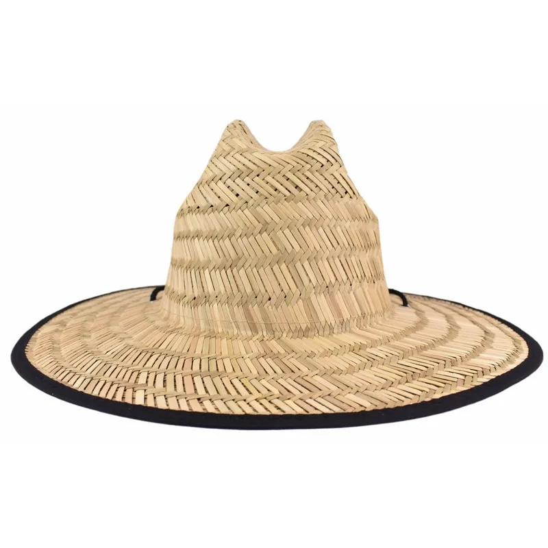 25 pcs/lot Simple men\'s and women\'s summer cowboy hat straw hat hollow weave foldable sun hat 57-58cm outdoor beach hat