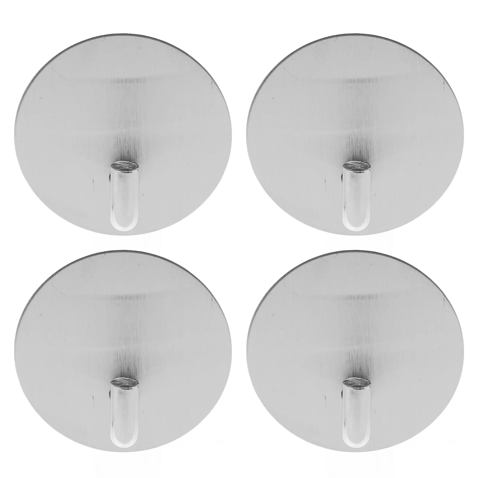 

4Pcs Stainless Steel Adhesive Hooks Heavy Duty Stick on Wall Hooks for Hanging Towels Robes Bathroom Kitchen Stick on Towel Hook