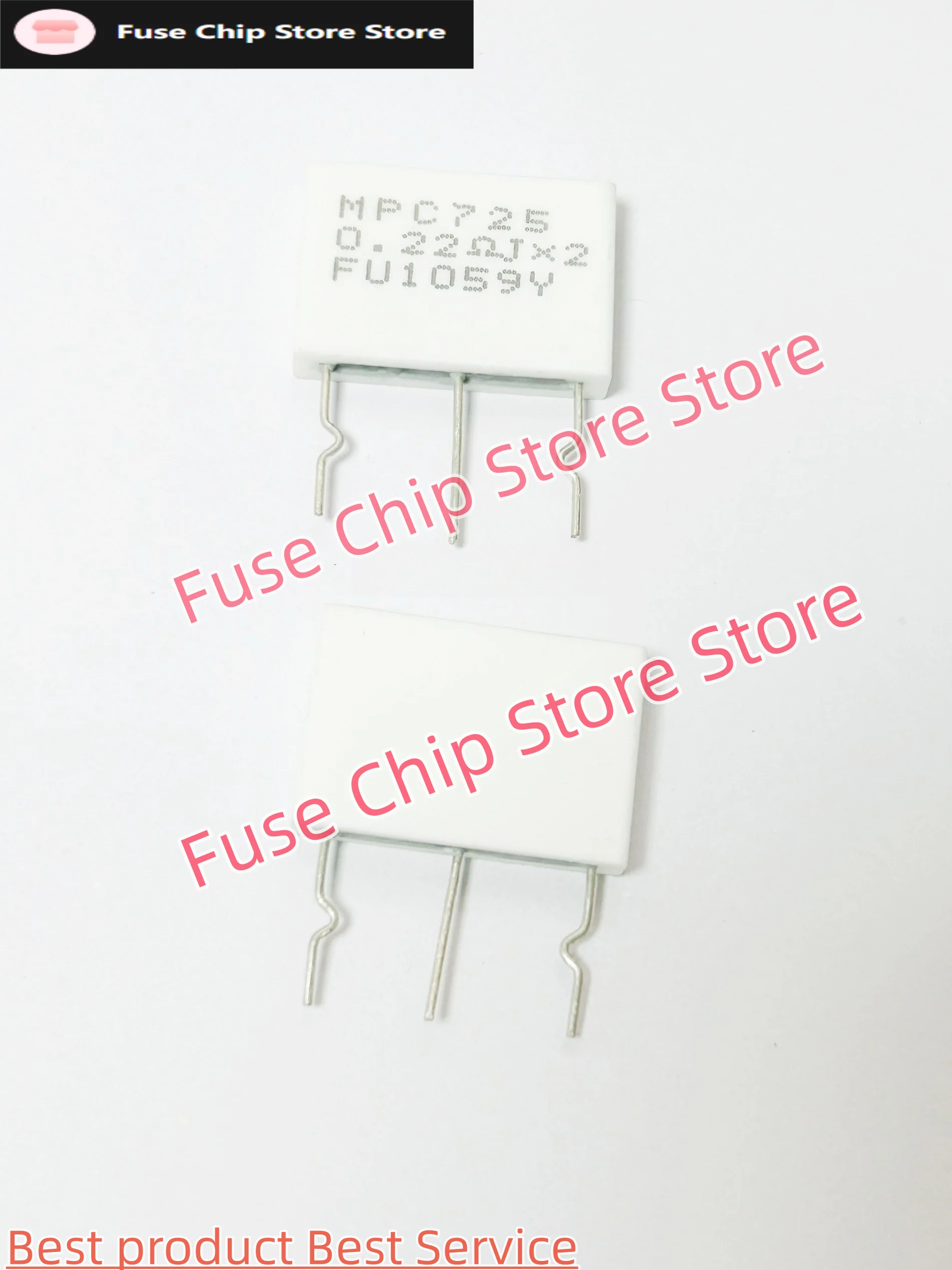 2pcs/lot original MPC725 5W  0.1ΩJ   0.22R+0.22ΩK  0.47ΩJ ceramic cement resistor Non-inductive cement resistance
