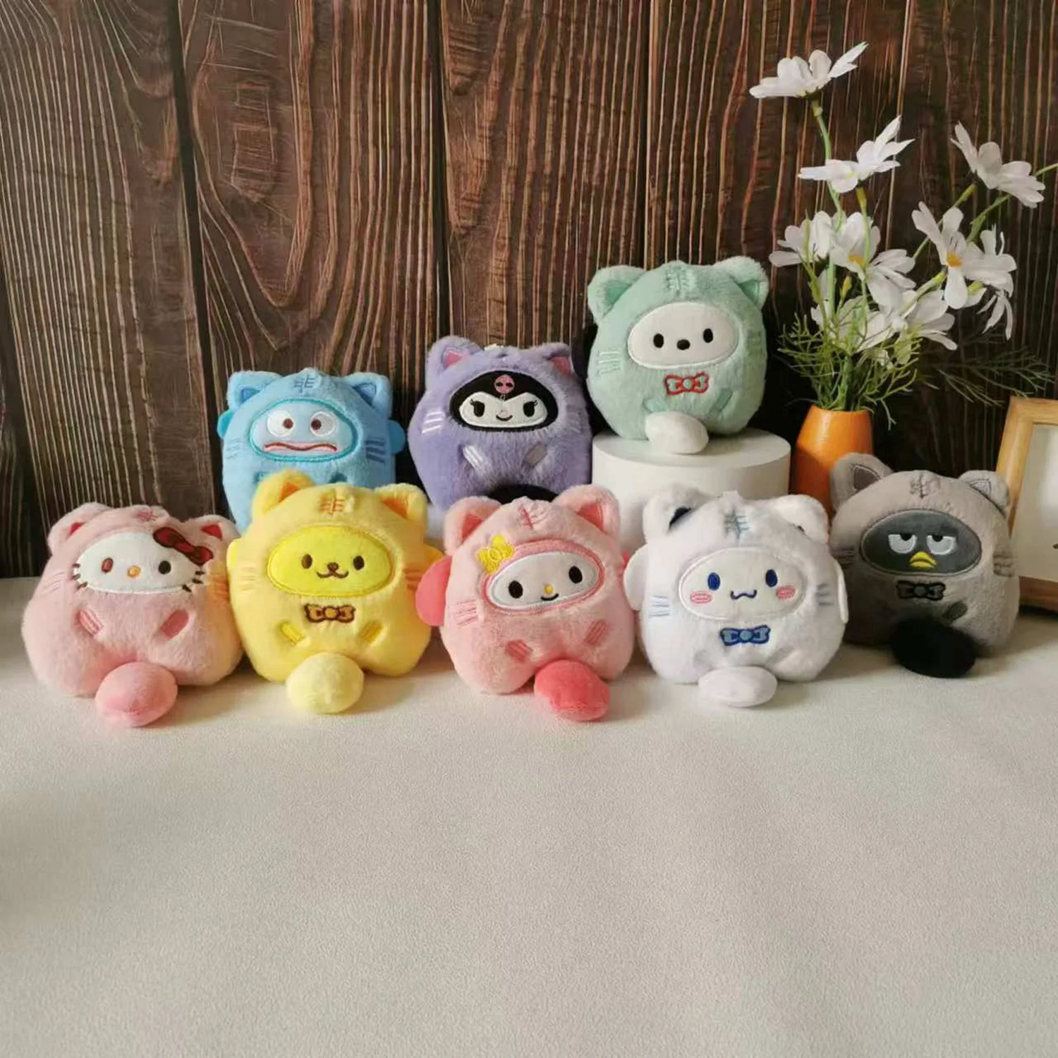 

Cartoon figurine pendant, small doll, couple bag, small accessory, cute pendant, plush toy