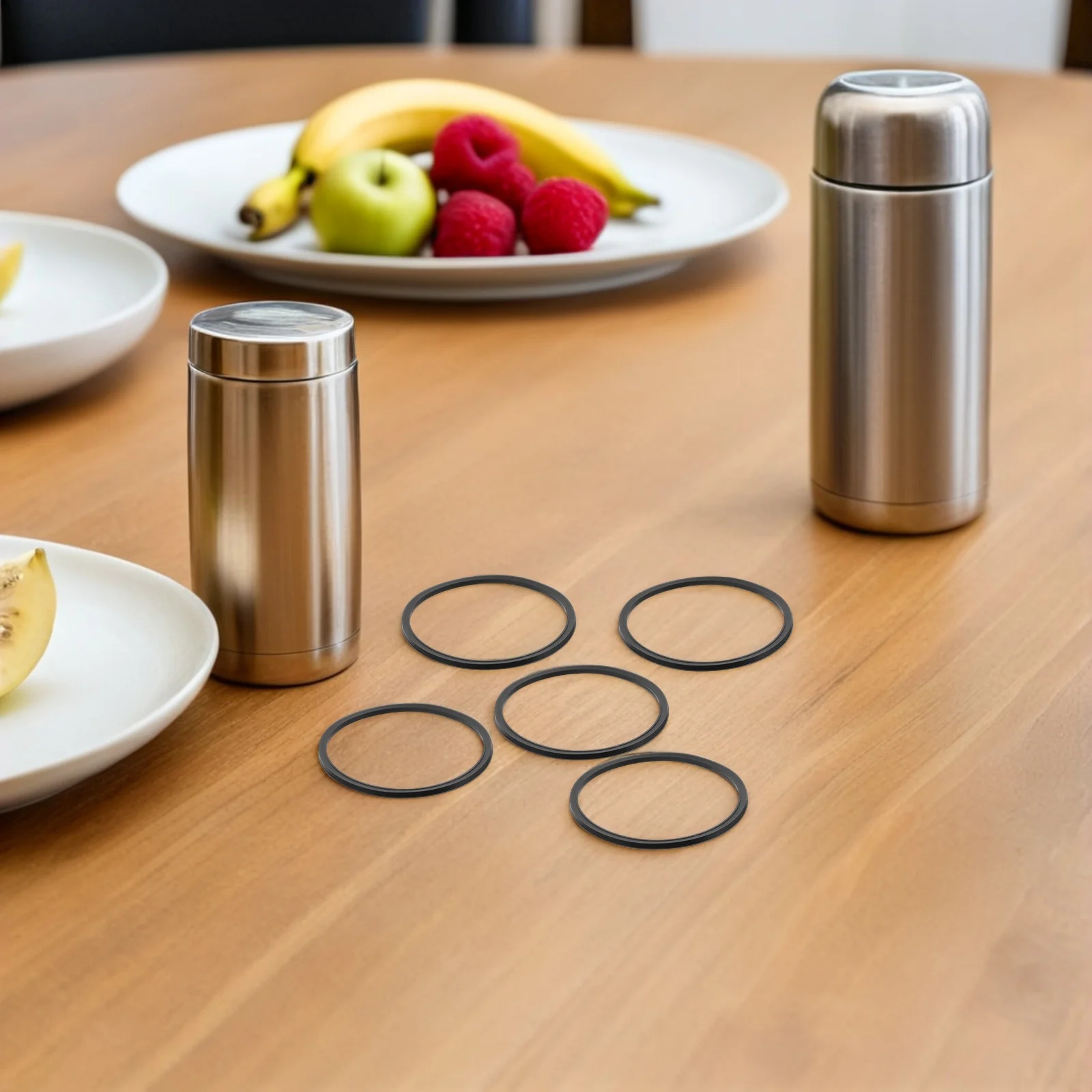 

6Pcs Water Bottle Gaskets Silicone Replacement Leak Proof Seal Rings Travel Cup Lid Durable Universal Seal Replacement