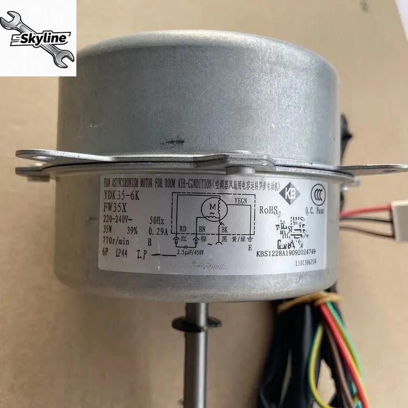 new good working for Air conditioner machine motor YDK30-6 YDK-30-6A YDK-30-6 Motor fan YDK35-6K