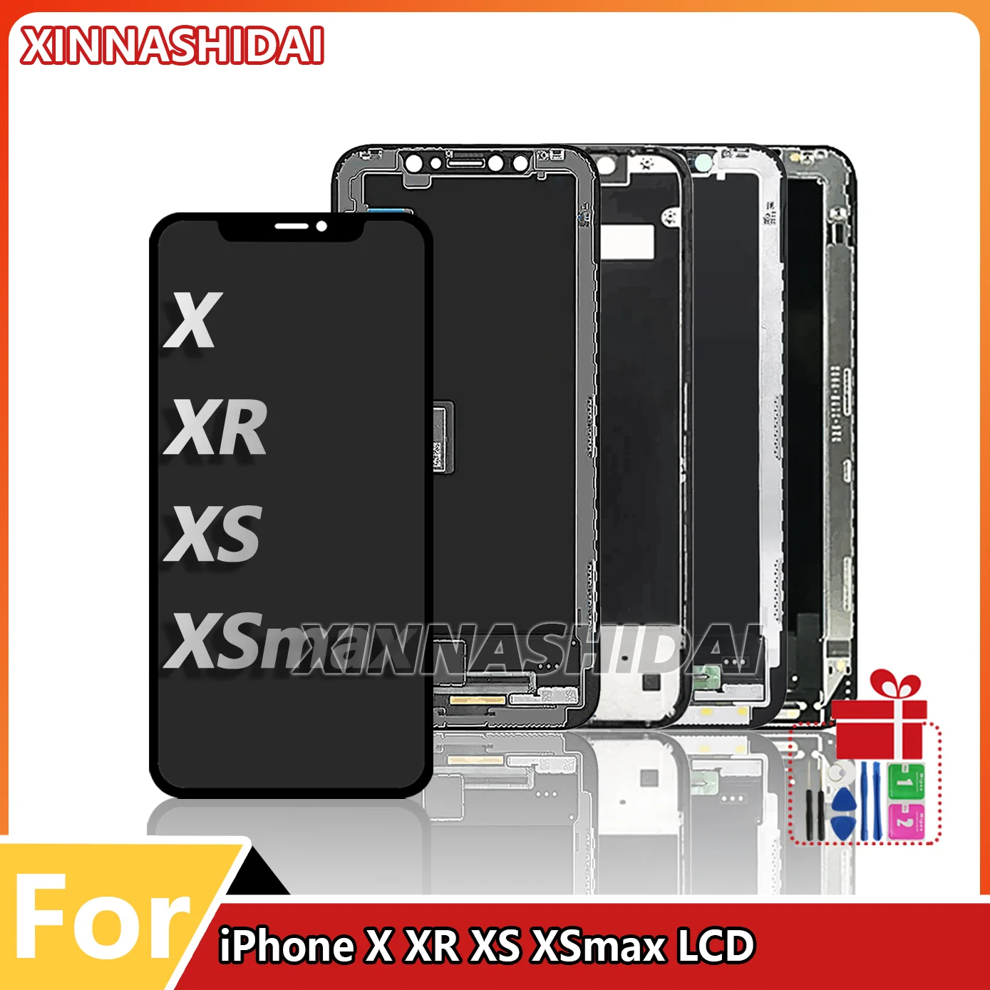 Incell For Apple iPhone X XR XS XSMax LCD Screen With Touch Assembly True Tone Replacement For iPhone X Xs Xr XSMAX LCD Display