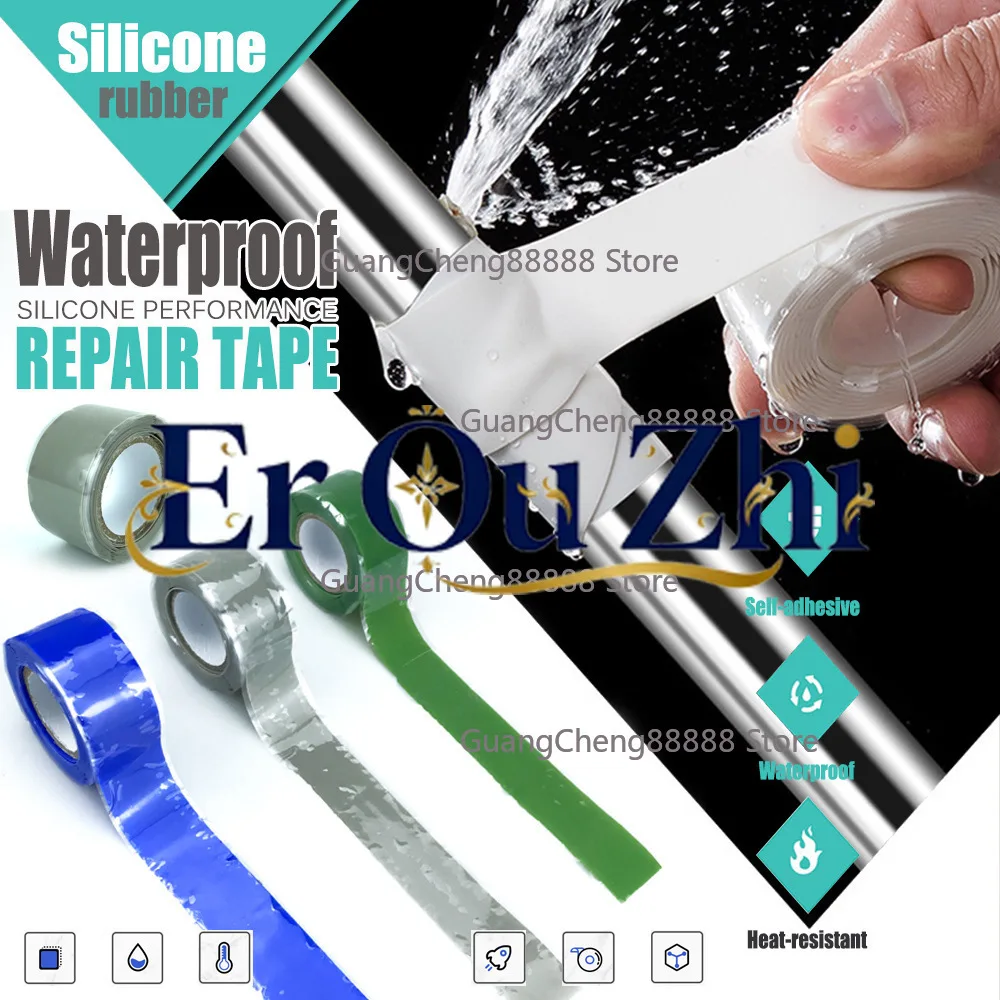 High Temperature and High Pressure Self-adhesive Silicone Tape Garden Water Pipe Repair Tape Insulation Silicone Tape