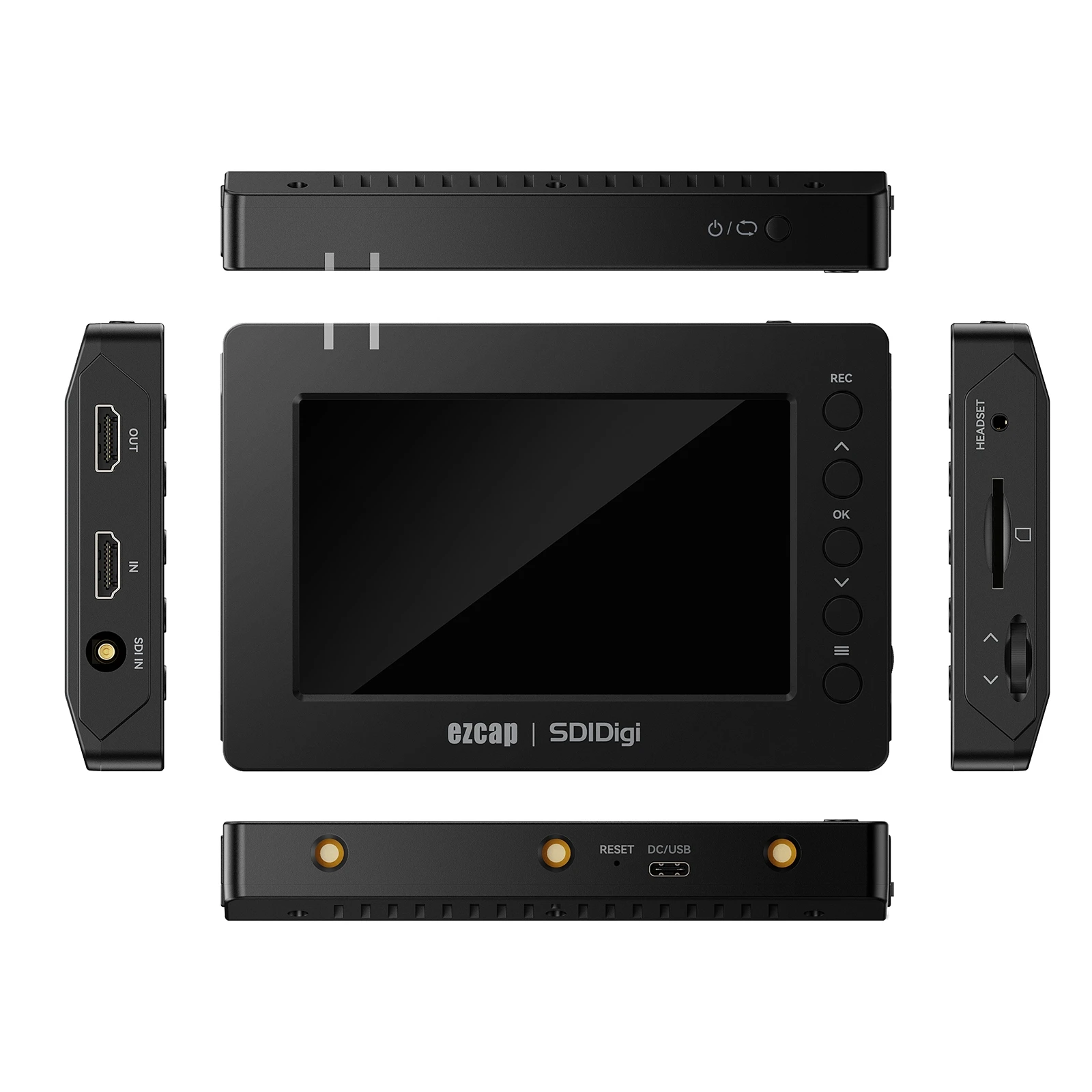 

SDI HDMI Video Capture Card 1080P 60fps Camera Game Recorder for Live Streaming Record One Key Save To SD Card No Need Computer