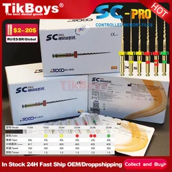 6Pcs/Pack Dentist Use COXO SOCO SC-PRO Dental Nickel Titanium Essential Root Canal File Endodontic Rotary Files Dental Equipment