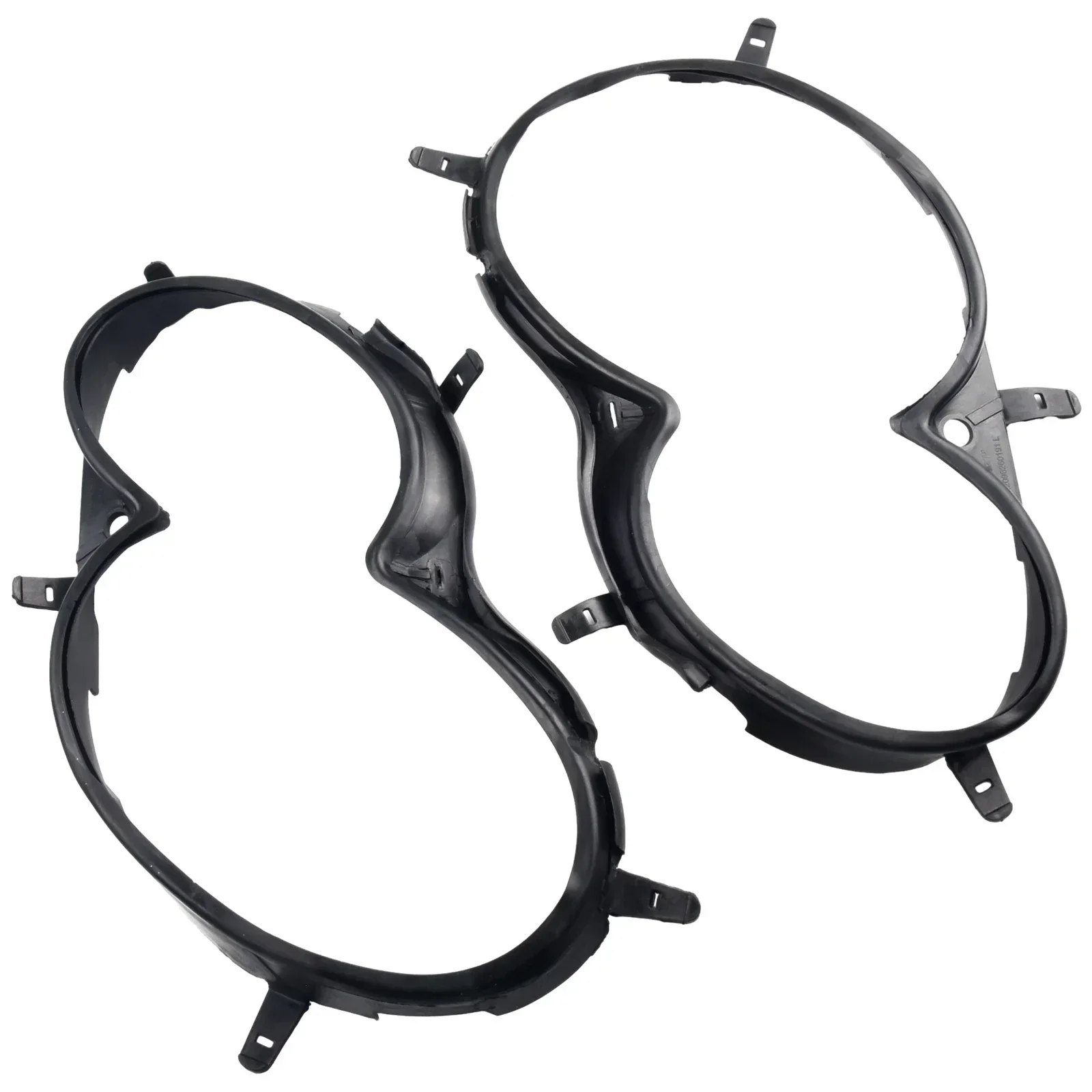 

1 Pair Black Plastic Left Right Headlight Headlamp Gasket For Mercedes W209 CLK 2003-2009 Accessories For Vehicles