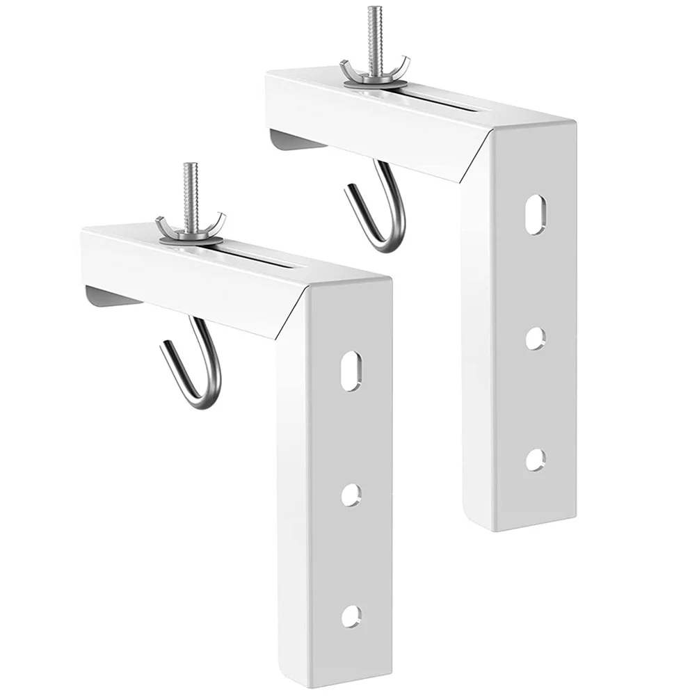 

Projector Screen Mount Bracket Heavy Duty Rust Resistant L Shaped Hook for Projector Wall Mount Adjustable Steel