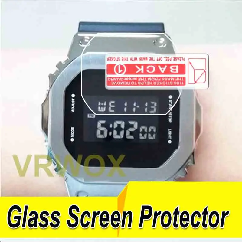 2PCS/3PCS Glass Screen Protector For DW-5035 GMW-B5000 GM-5600 DW-5610 GM-5640 DWE-5600 DWE-5657  Watch,2.5D Rounded Edges 9H