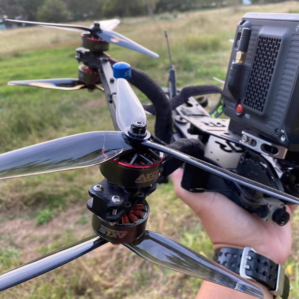 HQprop 8x3.7x3 ポリカーボネートプロペラシャフト 3 ブレード 8 インチマルチローターマクロクワッド DIY FPV レーシングドローンアクセサリー用