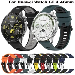 Watchband Silicone 18mm 20 22mm Strap For Garmin Forerunner 265 265S 255 255S Band Bracelet Wristband For Huawei Watch GT 4 46MM