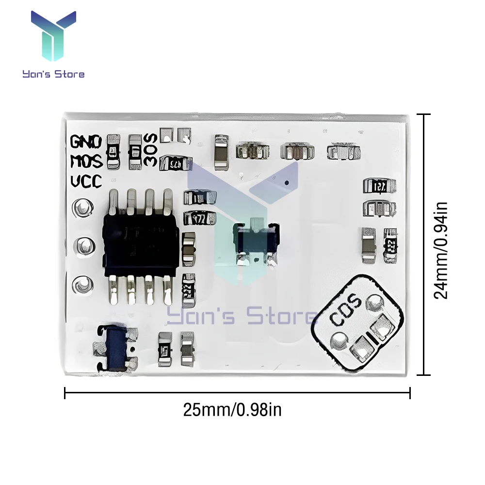 2Pcs RCWL-0513 Microwave Radar Sensor Module Human Body Induction Switch Module Intelligent Sensor Switch Board DC3-30V 2.5mA