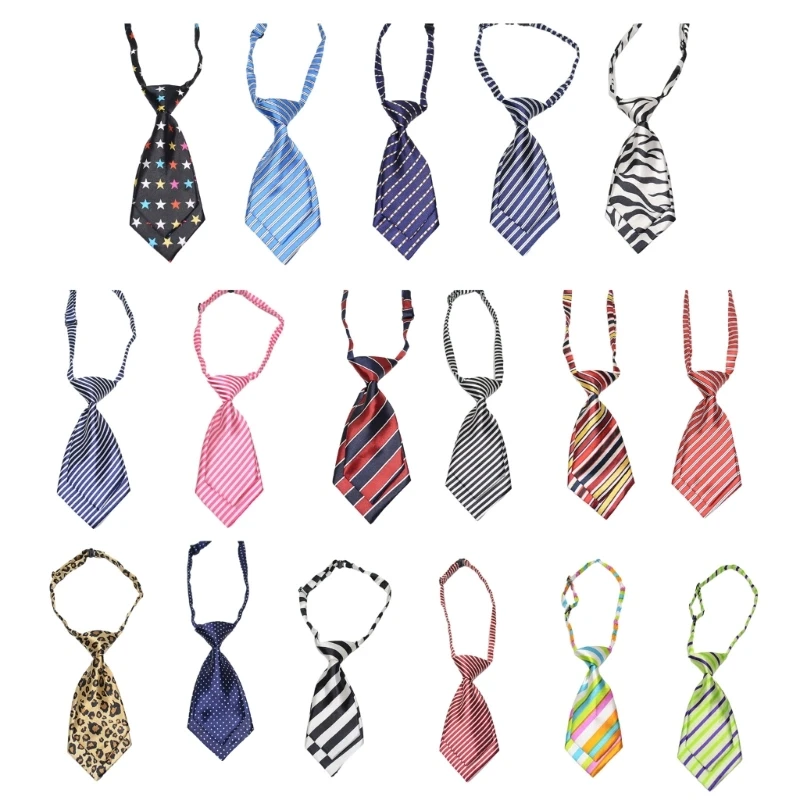 

Fashion Neckties for Taking Photo Women Men Casual Color Necktie Double Layer Neckwear School Uniform Accessories