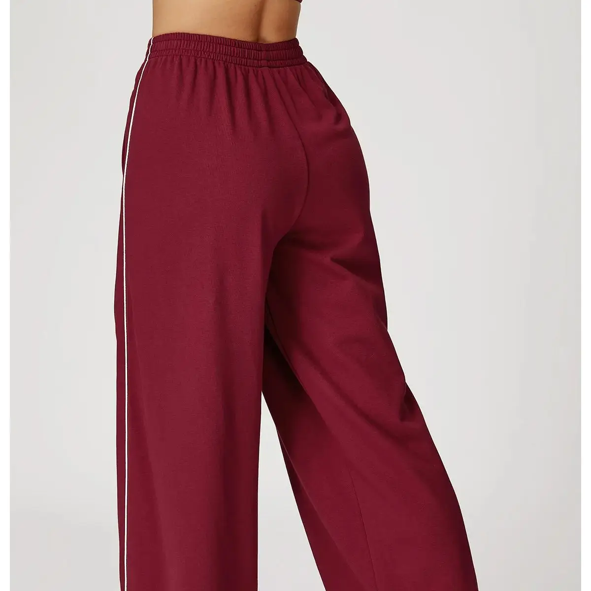 

Спортивные брюки Bersatile с цветными блоками, женские свободные брюки с прямыми штанинами и высокой талией, женские повседневные брюки для бега на открытом воздухе с карманами