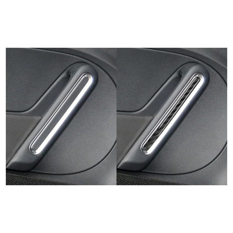 مناسبة ل 12-19 فولكس فاجن بيتل ألياف الكربون الباب لاصقة تزيين السيارات الداخلية تعديل الملحقات #2