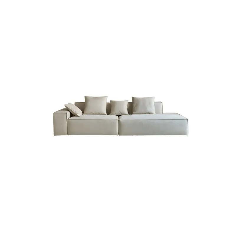 Single armrest tofu block sofa, small apartment, sofa anti-cat scratch