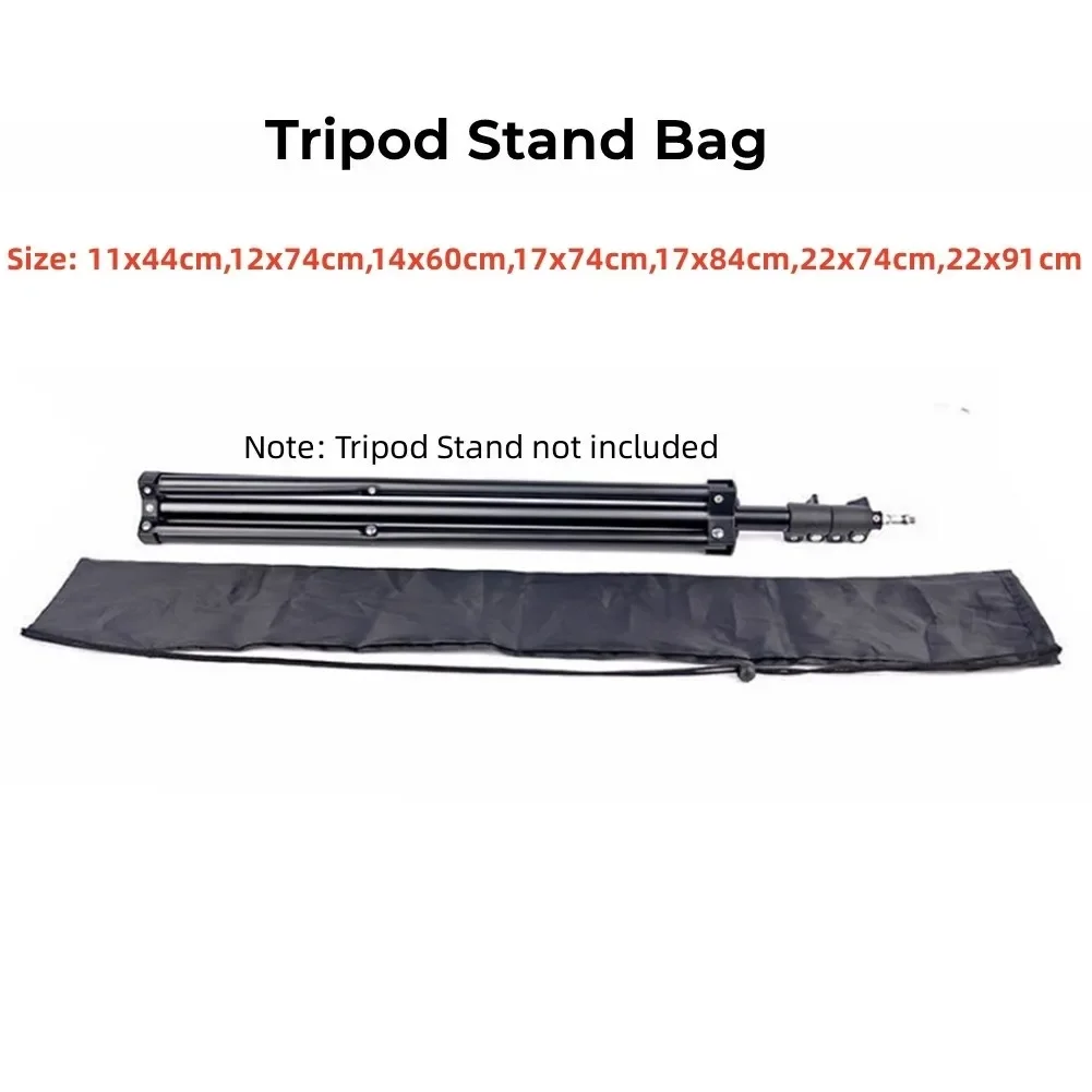 Tas Toting tali serut 44-91cm, tas tangan Tripod kain Oxford untuk MIK, dudukan Tripod, tas tali serut lipat