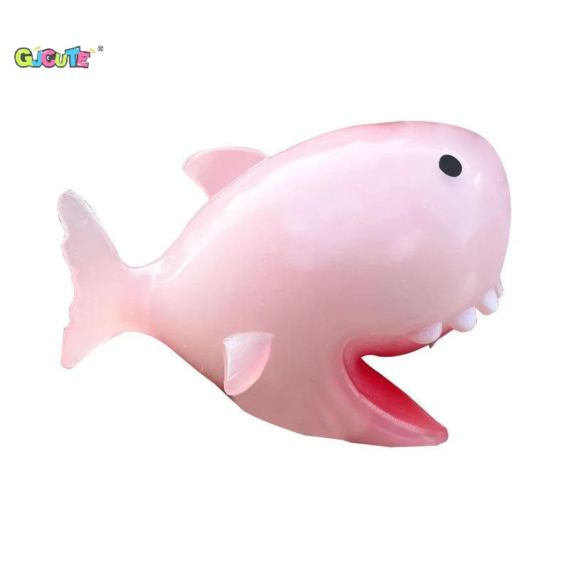 Soft And Cute Color-Changing Shark Squeeze Soft Toy Fun Novelty Shark Toy Pinch Toy That Changes Color When Exposed To Sunlight