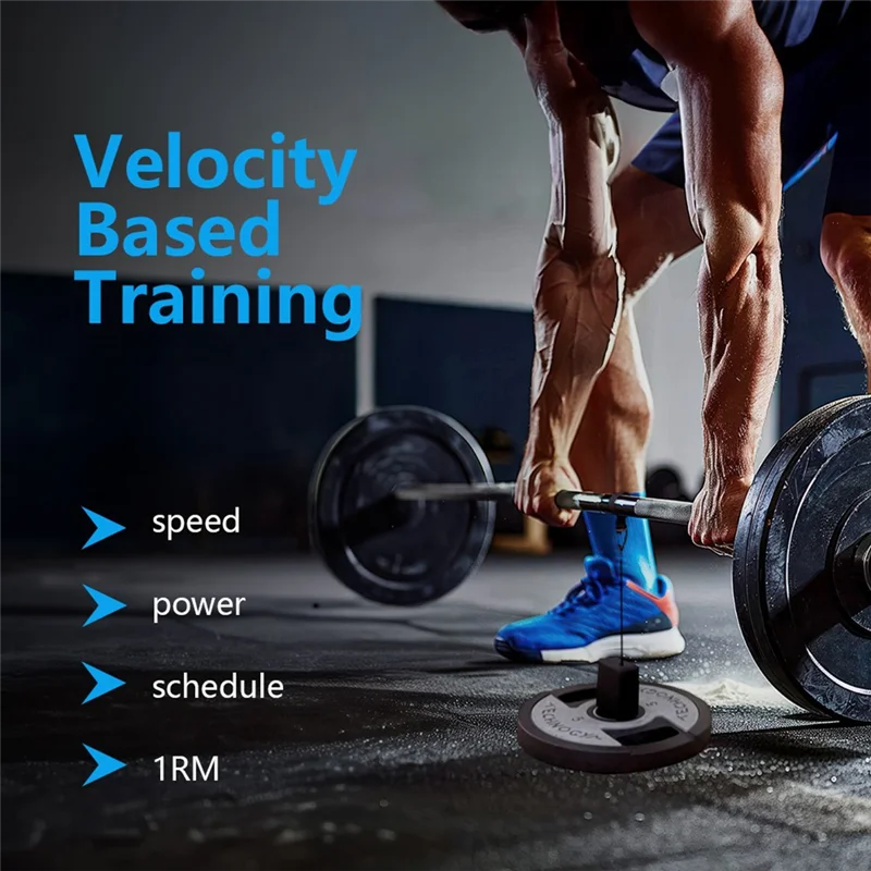 

-ABLP VBT Cube Linear Encoder Velocity Based Training VBT Sensor Rope Fitness Strength Training Fat Burning And Body Shaping