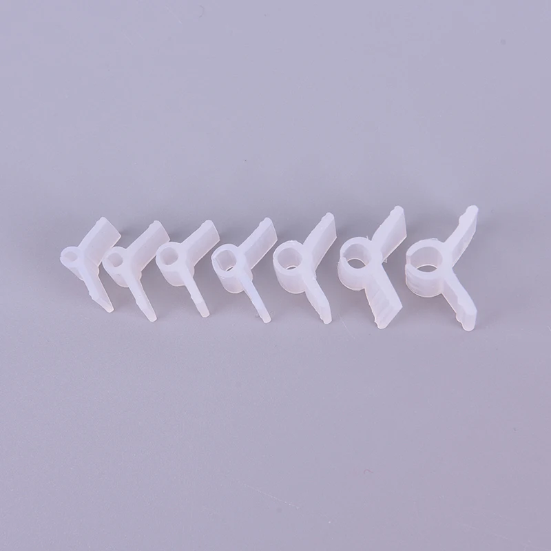 100pcs-pack Tuinbloem Plant Wijnstok Zaailingen Geënte Takken Clip Connector Bevestigingsmiddelen Plastic Clips Tuingereedschap