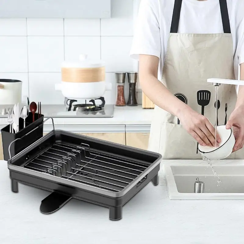 

Kitchen Drying Rack For Dishes Kitchen Dish Drainer For Drying Multifunctional Solid Drying Spoons Rack For Forks Chopsticks