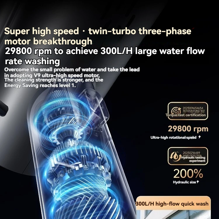 

Universal High Pressure Booster Water Gun Portable Car Wash Sprayer Nozzle for Home Outdoor Floor Washing Vehicle Cleaning