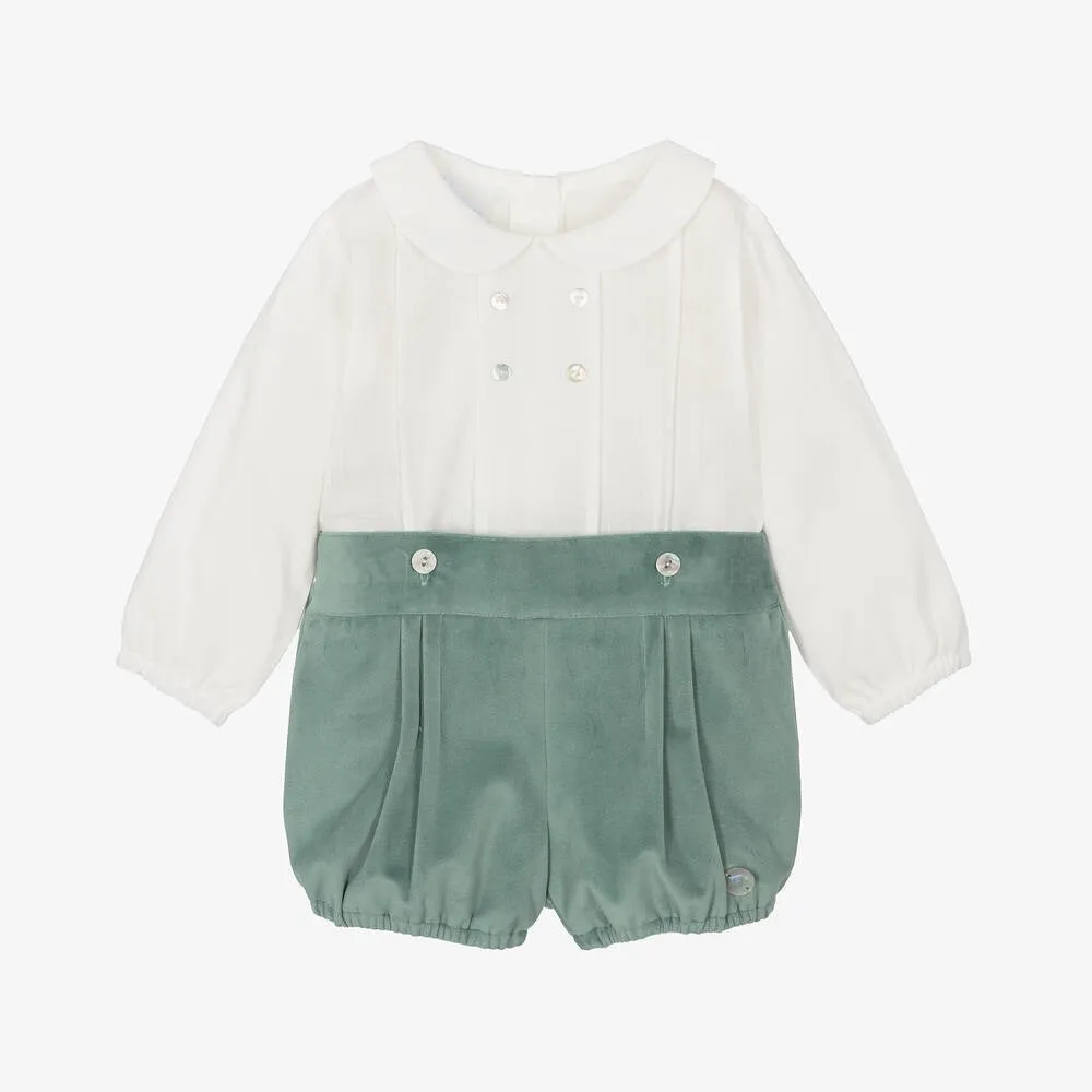 completi-per-ragazzi-ragazzi-spagnoli-per-bambini-pantaloncini-verde-chiaro-per-neonati-vestiti-per-neonati