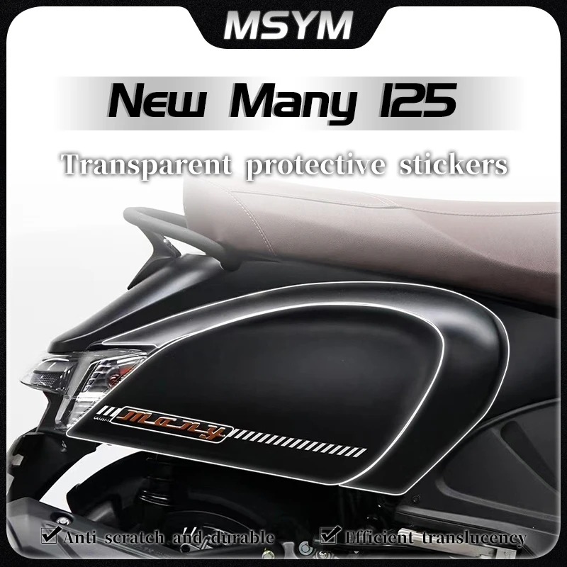 

For KYMCO New Many 125 NEW MANY 125 Invisible car cover transparent protective film body scratch resistant modification