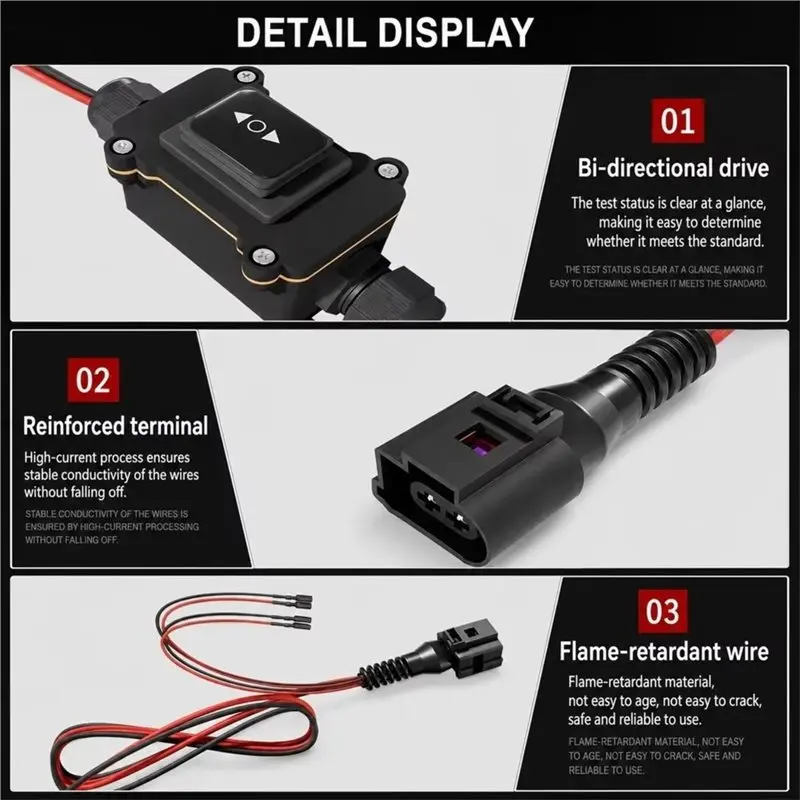 Electric Parking Brake Reset Tool For Car Brake Caliper Bidirectional Forward Reverse EPB Brake Service Tool