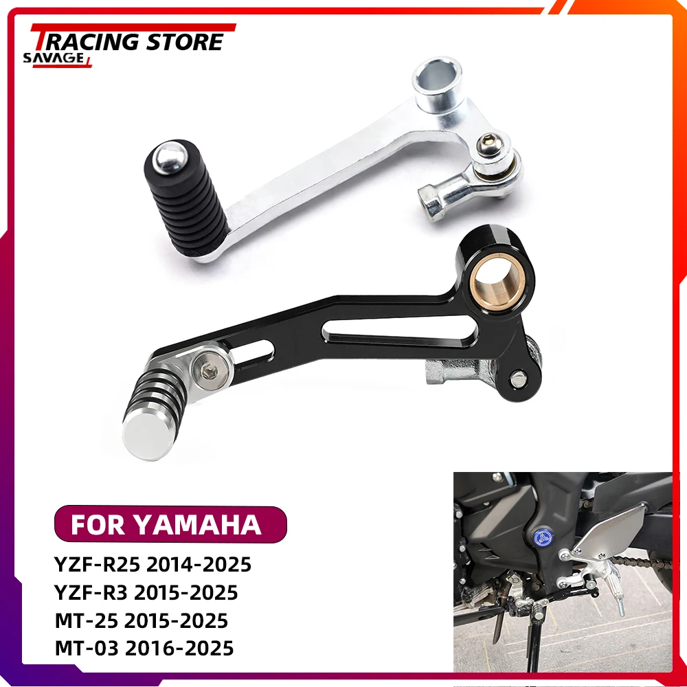 

Motorcycle Left Adjustable Gear Shift Lever Shifter Pedal For Yamaha YZF-R25 YZF-R3 MT-25 MT-03 YZFR25 YZFR3 MT25 MT03 MT 25 03