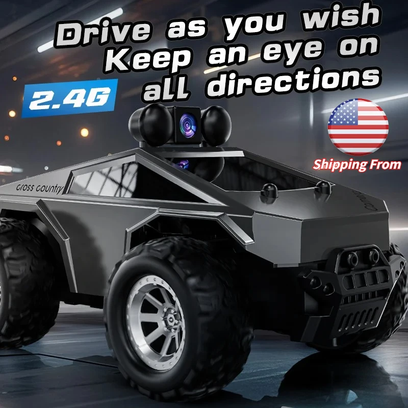 

KF29 Armored RC Tank 1:28 Scale HD Live Video 2-Speed RGB Lights Engine Sound 2.4GHz Metal Body RC Toy Ultimate Birthday Gift