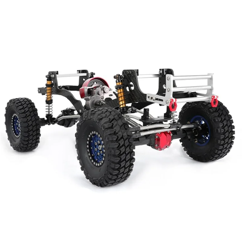 LCG Metalen Voorbumper met Trekhaak voor Axiale SCX10 Traxxas TRX4 1/10 RC Crawler Auto Upgrade Onderdelen DIY Accessoires,1