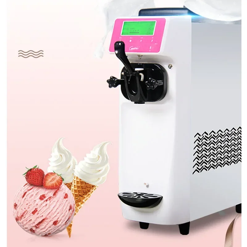 Электрическая коммерческая машина для мягкого мороженого, 220 В, машина для мягкого мороженого, 12-16 л/ч, 220 В, 1 шт.