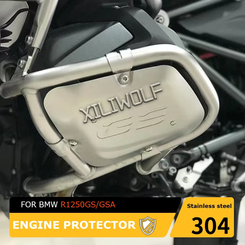 

Motorbike Engine Protector For BMW R1250GSA R1250GS Motorcycle Cylinder Head Protection Cover For Original Lower Guard Accessory