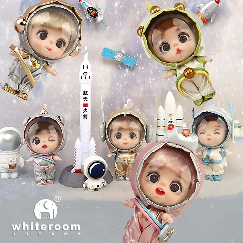 9cm Mini Doll  Astronauts  Animals Key Pendant Bjd Pocket Dolls Toys Girl Reborn Kit Baby Toys for Children Baby Boy Accessories