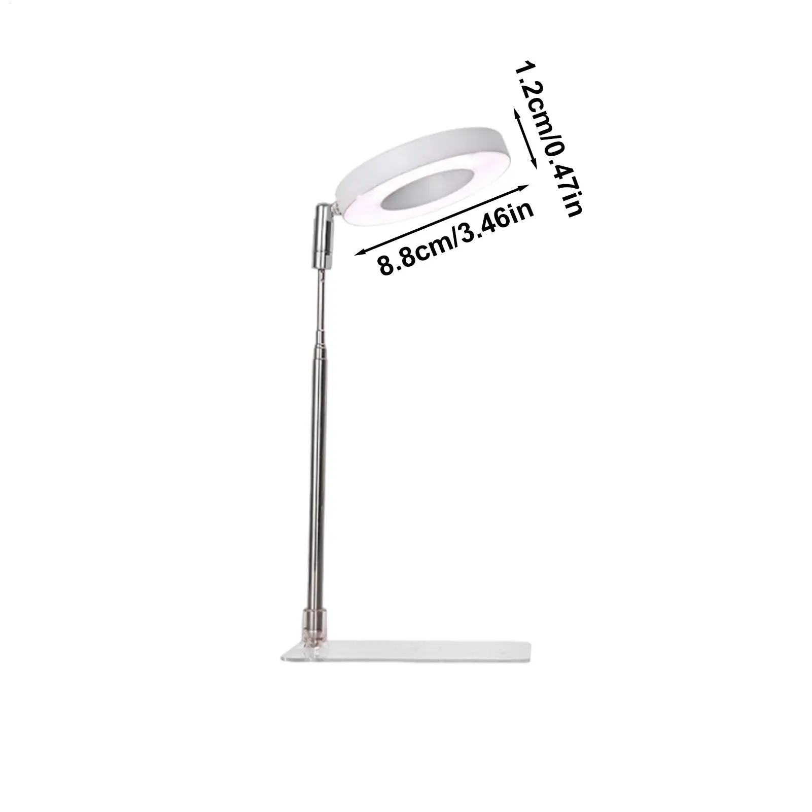 LED Grow Light Plant Grow Light LED Hydroponic Lamp With 3-Level Timing And 4-Level Dimmable For Flower Growth Gardening