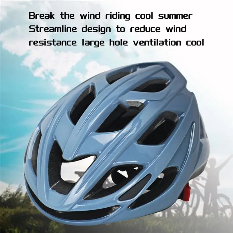 NEW HOT In Stock-Adult Bike Helmet Light- Bike Helmet For Men Women Bicycle Helmet For Adults Youth Mountain Road Biker Fit 58-6