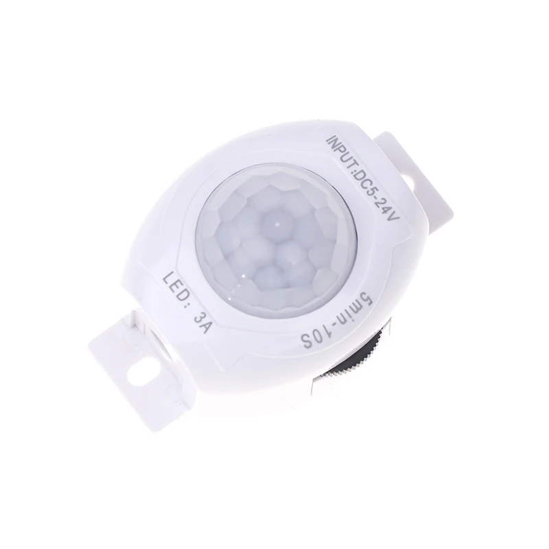 Motion Sensor Switch DC 5V-24V 3A Activated Timer Automatic Movement Detector ON OFF LED Strip Light PIR Motion Sensor Switch