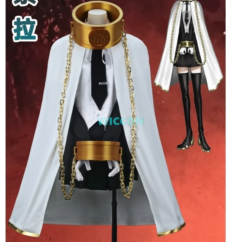 Sora Cosplay Game Limbus Company Chapter 9 Full Outfit Project Moon Claok Sora Wig Women Halloween Christmas Roleplay