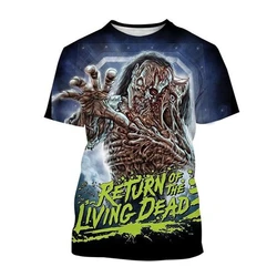 Summer Hot Sale New Return Of The Living Dead 3D Printed T-Shirt Horror Movie Fashion Casual Unisex Kids Top Size:100-6XL