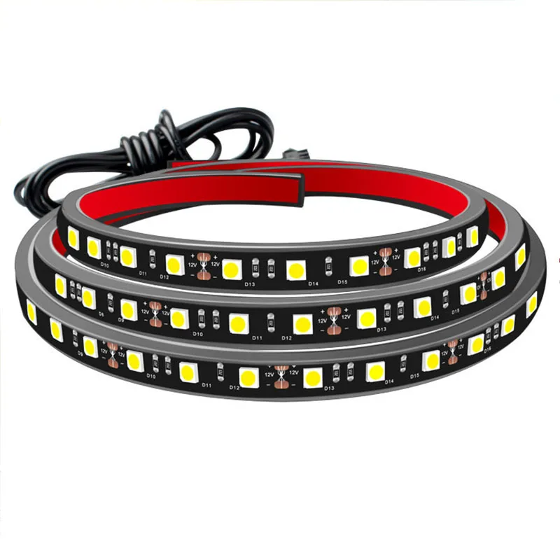 Zestaw wodoodpornych listew LED 12V do łóżka ładunkowego pickupa z przełącznikiem, do SUV-ów, kamperów, łodzi - oświetlenie dekoracyjne — 2