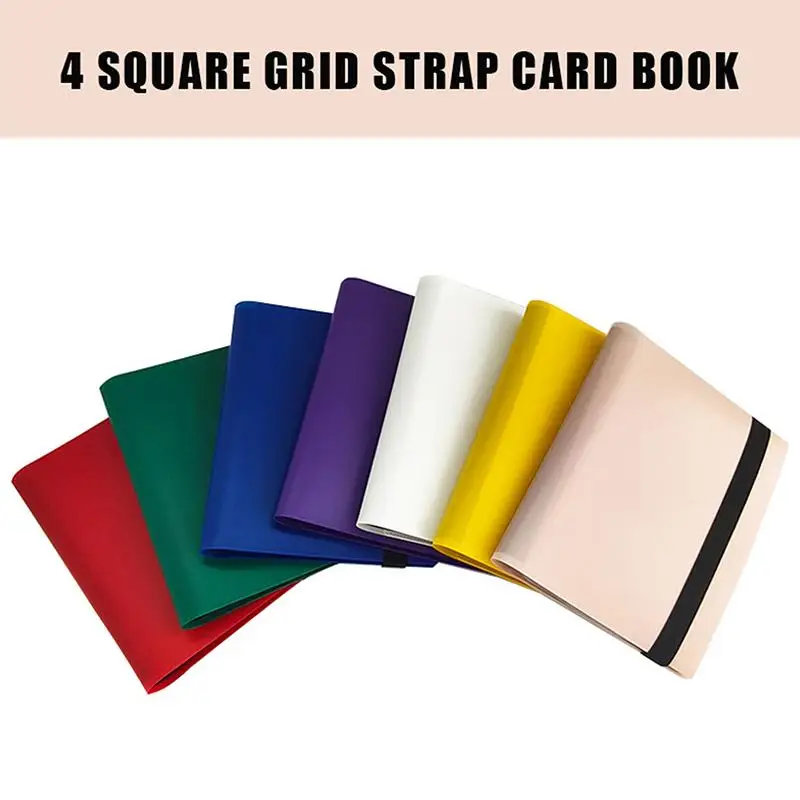 Trading Card Binder Waterproof Cover And Multiple Color Options For Card Storage