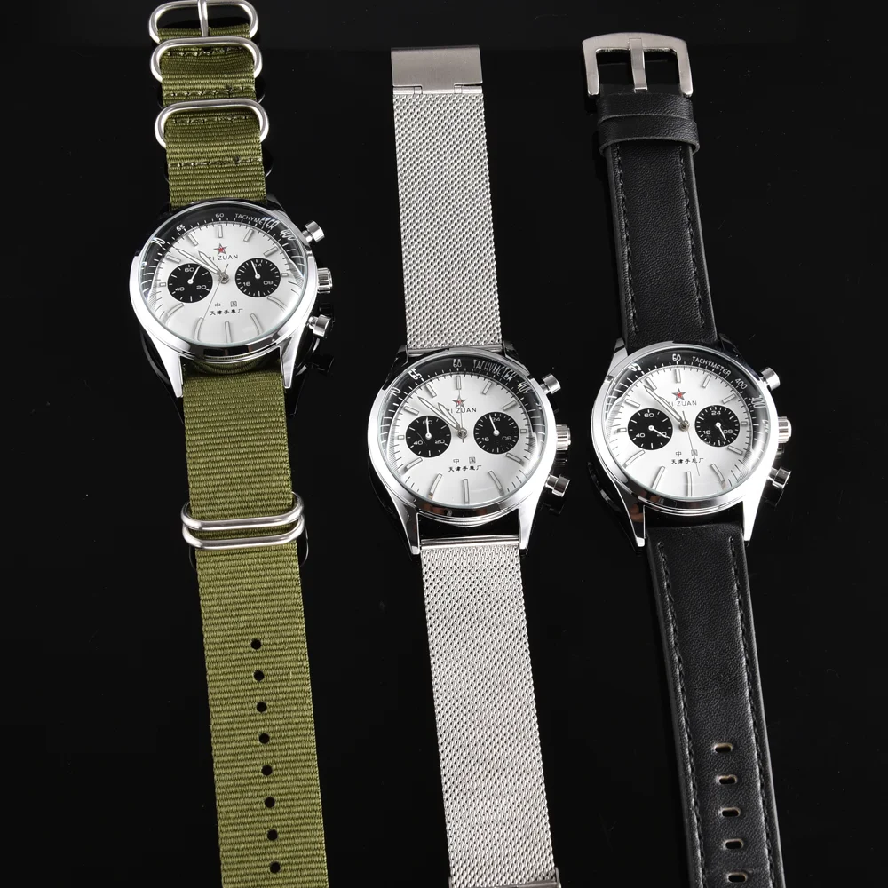 Historical Classic 21 Zuan Watches For Mens Fashion Business Multifunctional Adjustable Date Quartz Wristwatch AAA Male Clocks